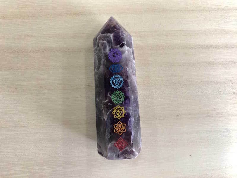 Punta generador Amatista chakras